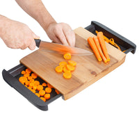 Acacia Board with Storage Trays