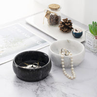 Black Marble Incense Bowl