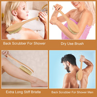 Stiff Bristle Back Scrub Brush