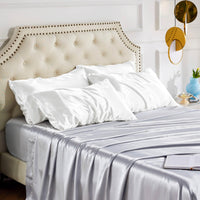 White Satin Pillowcases (Set of 4)