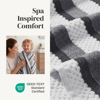 Gray Jacquard Towels (Set of 6)