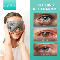 Gray Heated Eye Mask