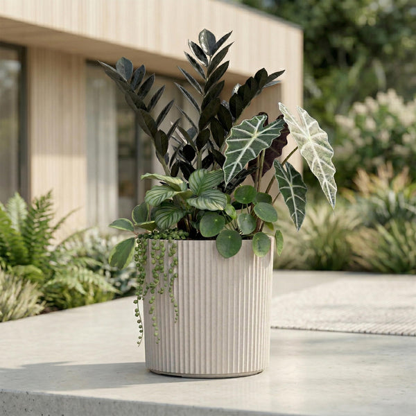 Chai Fluted Round Planter