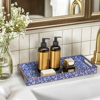 Blue Bohemian Vanity Tray