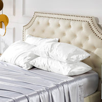 White Satin Pillowcases (Set of 4)