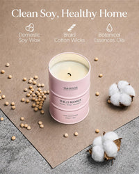 Wild Rose Soy Candle