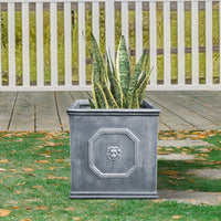 Dusty Blue Concrete Planter