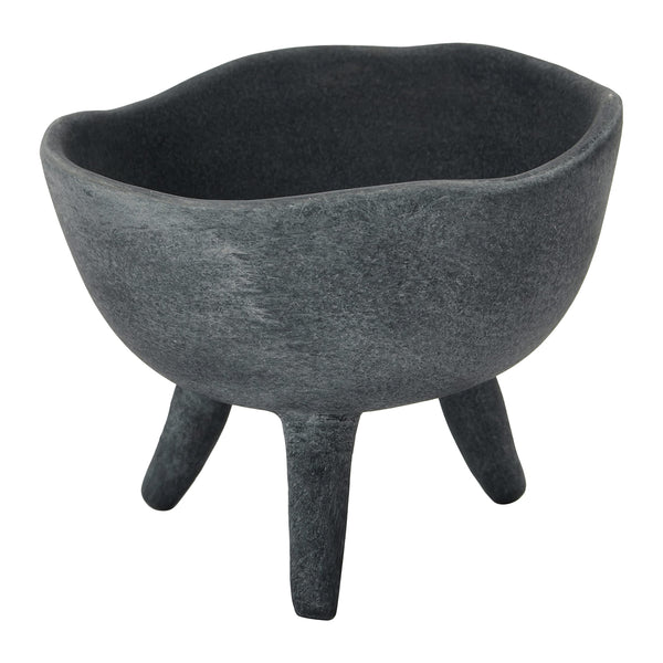 Slate Terracotta Footed Bowl