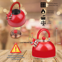 Cerise Red Tea Kettle