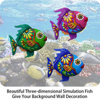 Metal Fish Wall Decor (Set of 3)