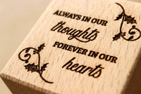 Wood Memorial Candle Holder (Set of 10)