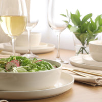Linen White Dinnerware Set (Set of 16)