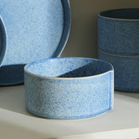 Blue Stoneware Bowls (Set of 4)