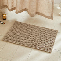 Khaki Waffle Bath Mat