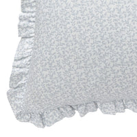 Blue Ruffled Euro Shams (Set of 2)