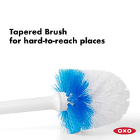 White Toilet Brush & Canister (Set of 6)
