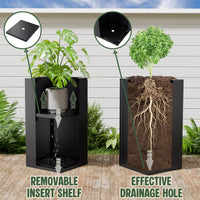 Black Metal Planter Box