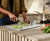 Blue-Grey Folding Cutting Board