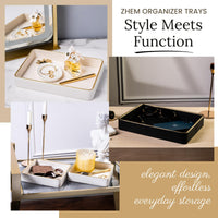 White Vanity Perfume Tray
