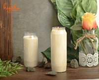 White Prayer Candles (Set of 3)