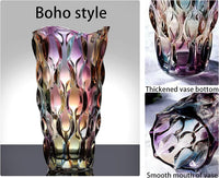 Colorful Glass Flower Vase