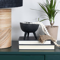 Slate Terracotta Footed Bowl