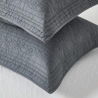 Floral Quilted Pillow Shams (Set of 2)