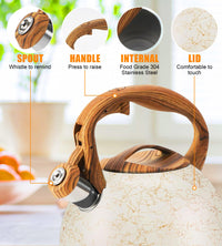 Off-White Tea Kettle