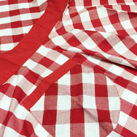 Red Gingham Hostess Apron