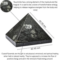 Nuummite Crystal Pyramid