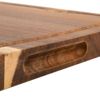 Acacia Carving Board with Groove