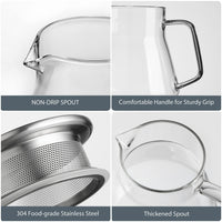 Clear One-Touch Teapot