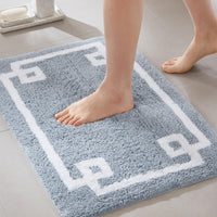 Blue Cotton Bath Runner