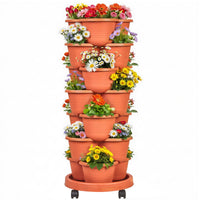 Red Vertical Garden Planter