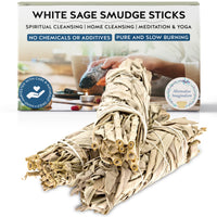 White Sage Smudge Sticks (Set of 3)