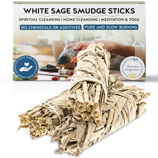 White Sage Smudge Sticks (Set of 3)
