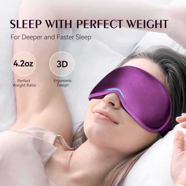 Contoured Weighted Sleep Mask (Set of 2)