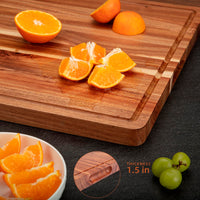 Acacia Board with Juice Groove