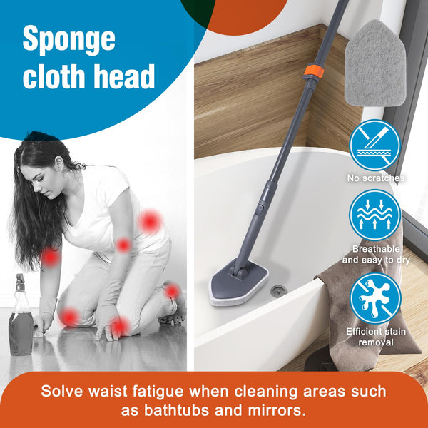 Orange Tub & Tile Scrub Brush