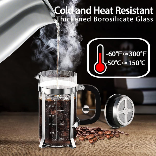 Glass French Press Coffee Maker