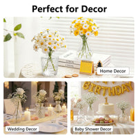 Transparent Glass Bud Vases