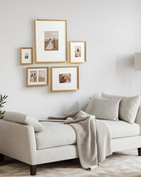 Vintage Gold Frames (Set of 5)