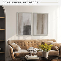 Gray Woodgrain Poster Frames (Set of 2)
