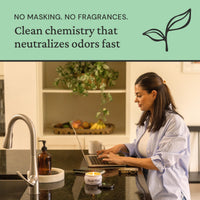 Amber Odor-Eliminating Candle