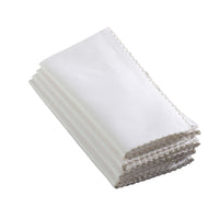 Silver Dinner Napkins (Set of 4)