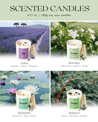 Calm Soy Candles (Set of 4)