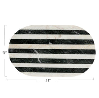 Striped Marble Cutting Board