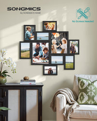 Ink Black Gallery Frames (Set of 10)
