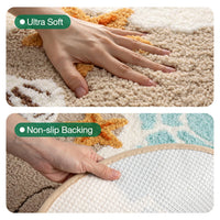 Blue Beach Bath Mat