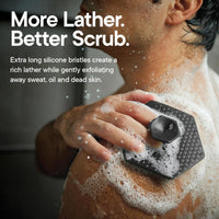 Charcoal Silicone Shower Set